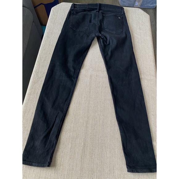 Rag & Bone Fit 1 Extra Slim Black Denim Jeans Size 33 – Made in USA - Picture 1 of 9